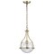 Nuvo Amado 1-Light Pendant 10 in. Vintage Brass Clear Glass 60/7815 - alternate 2